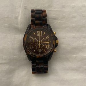 Michael Kors tortoise shell chunky watch